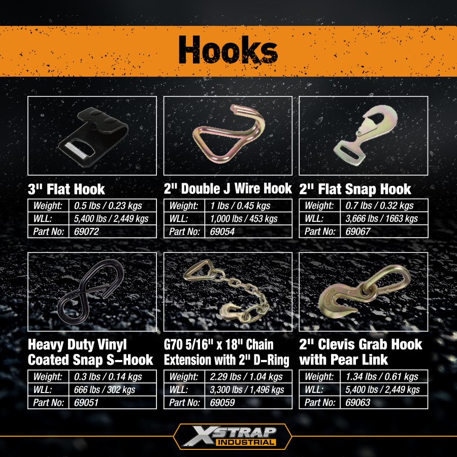 S Hook at Wire Hook at Chain Extension Lead