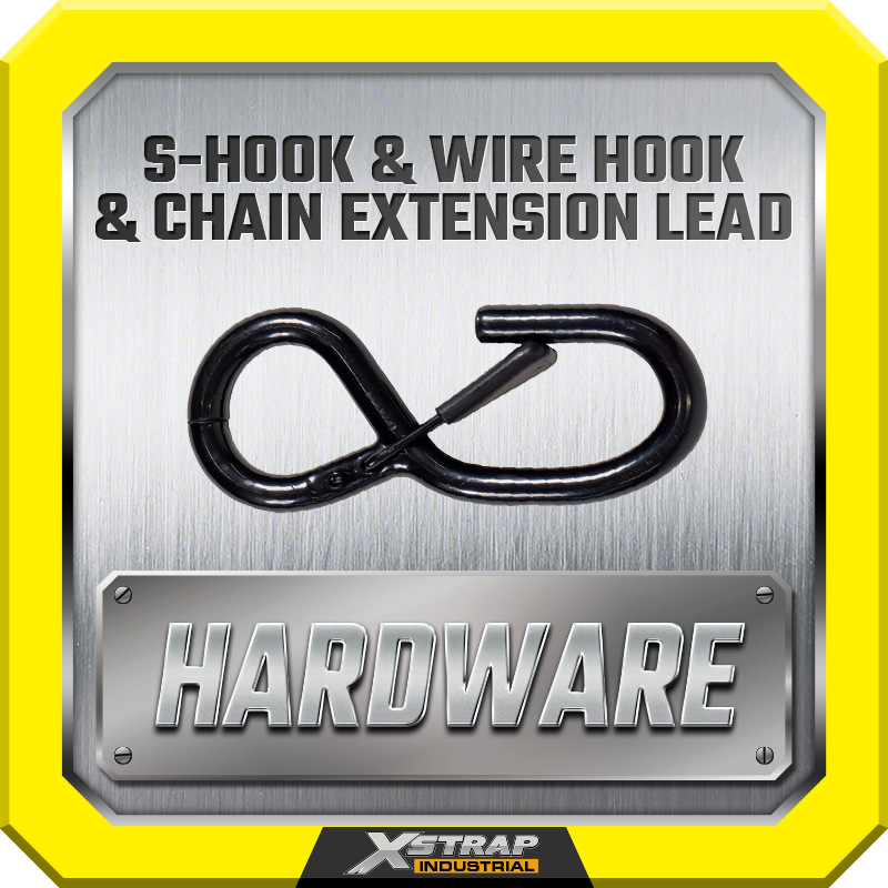 S Hook at Wire Hook at Chain Extension Lead