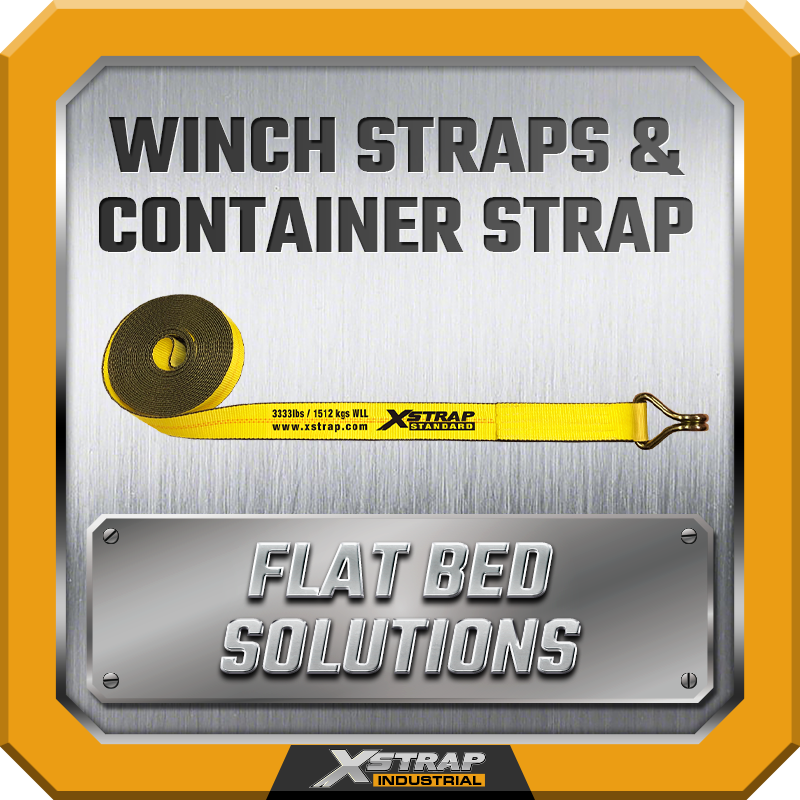 Winch Straps at Container Strap