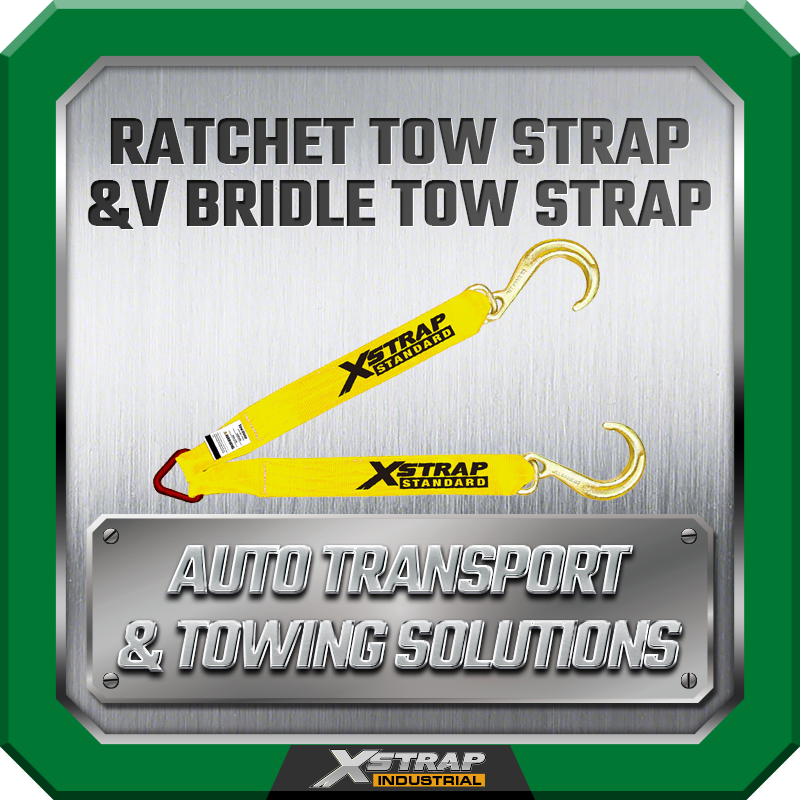 Ratchet Tow Strap at V Bridle Tow Strap